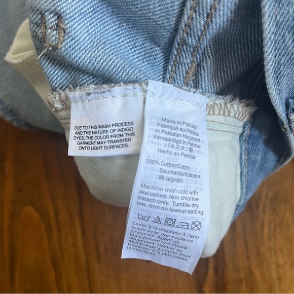 Madewell Women’s The Momjean in Gilford Wash Ripped‎ Edition size 30 High Waist - Picture 14 of 15